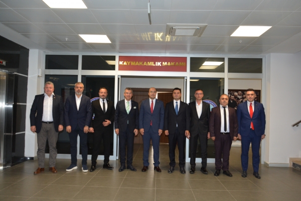 orlu Ticaret ve Sanayi Odasndan Greve Yeni Gelen Ergene Kaymakam Kadir Duman´ a Ziyaret