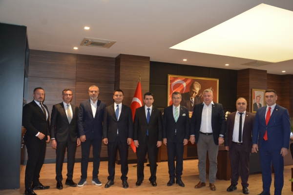 orlu Ticaret ve Sanayi Odasndan Greve Yeni Gelen orlu Kaymakam Murat Eren´ e Ziyaret