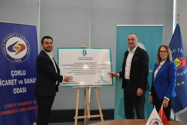 orlu Ticaret ve Sanayi Odas  Avrupa Kalite dl Srecini Balatt