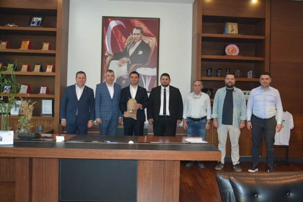 orlu Ziraat Odas Bakan Sn. Ali Topuz ve Ynetimi Odamz Ziyaret Etti