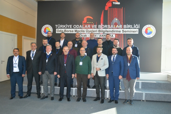 orlu TSO Meclis yeleri "TOBB Meclis yeleri Bilgilendirme Semineri"ne Katldlar