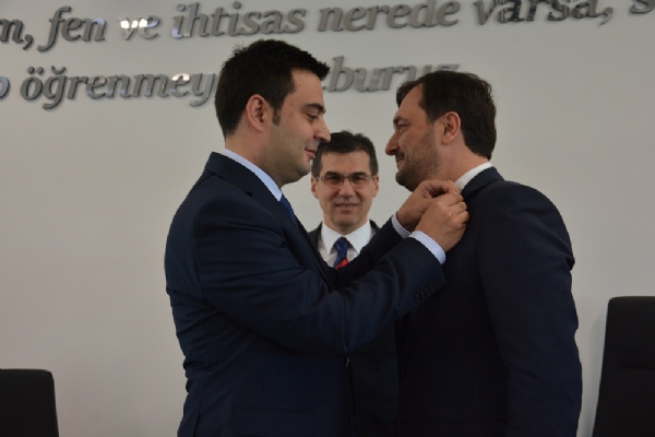 AK Parti  Tekirda l Bakan  Cneyt  Yksel  ve l Ynetimi´nden Odamza Ziyaret