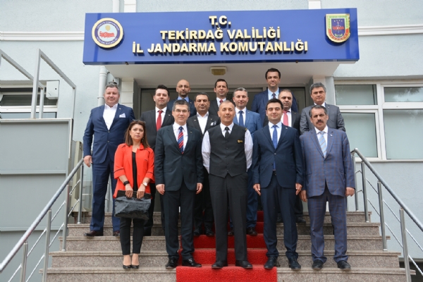 orlu TSO Bakan ve Yneticilerinden Tekirda Protokolne  Nezaket Ziyareti