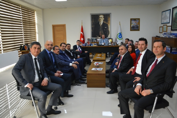orlu TSO Bakan ve Yneticilerinden Tekirda Protokolne  Nezaket Ziyareti