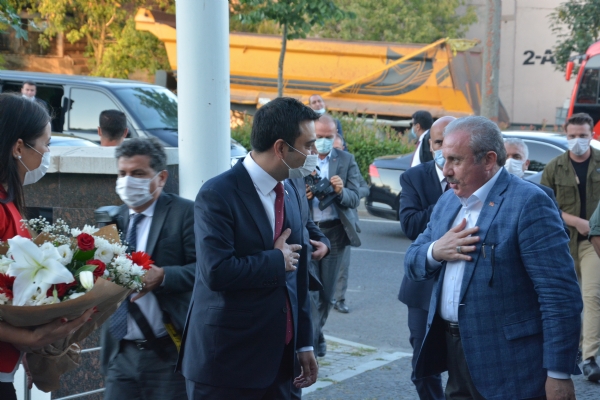 TBMM Bakanmz Prof. Dr. Sayn Mustafa entoptan Odamza Ziyaret