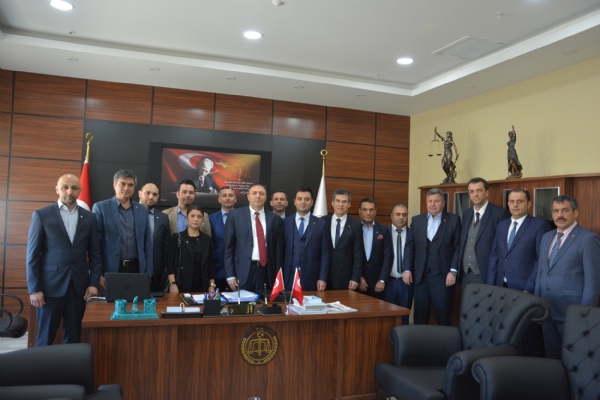 orlu TSO Bakan ve Yneticilerinden orlu Protokolne  Nezaket Ziyareti