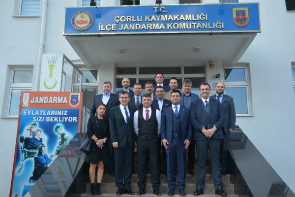 orlu TSO Bakan ve Yneticilerinden orlu Protokolne  Nezaket Ziyareti