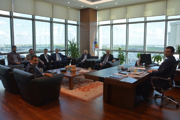 Tekirda  Namk Kemal niversitesi Rektr Prof. Dr. Osman imek Odamza Ziyarette Bulundu