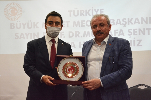 TBMM Bakanmz Prof. Dr. Sayn Mustafa entoptan Odamza Ziyaret