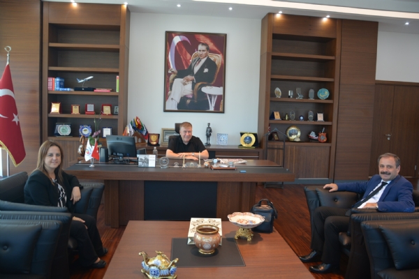 Tekirdağ Sosyal Güvenlik İl Müdürü´nden Odamız Yönetim Kurulu Başkanı Enis Sülün´e Ziyaret