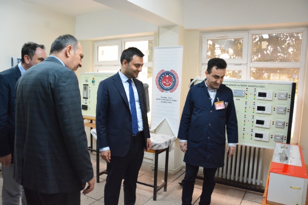 Odamz Ynetimi orlu Ahi Evran Mesleki ve Teknik Anadolu Lisesi´ne Ziyarette Bulundu