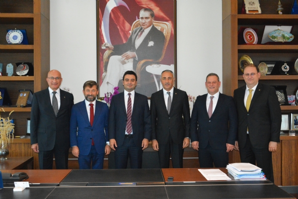 erkezky Ticaret ve Sanayi Odasndan Odamz Ynetim Kurulu Bakan  zzet Volkan´a Ziyaret