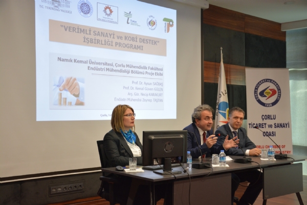 Odamzda "Verimli Sanayi ve Kobi Destek Projesi Toplants" Gerekleti	