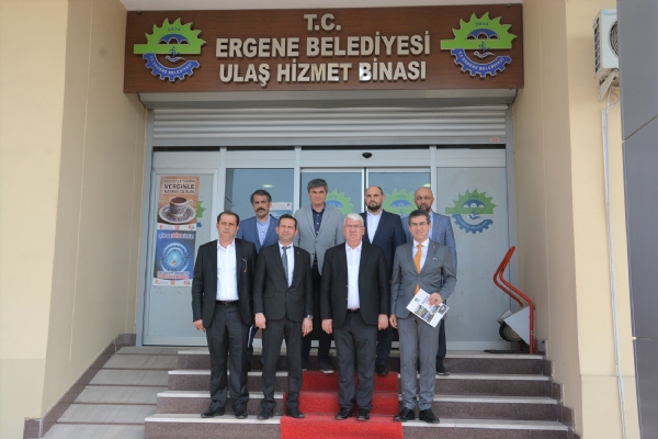 orlu TSOdan Ergene Belediye Bakan Rasim Yksele Tebrik Ziyareti