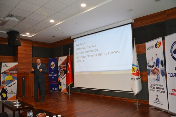 Odamzda "Yurt Dnda Eitim Artk ok Kolay & Yurt Dnda yeri Satn Alma/ yeri Kurma Destekleri" Semineri Gerekleti