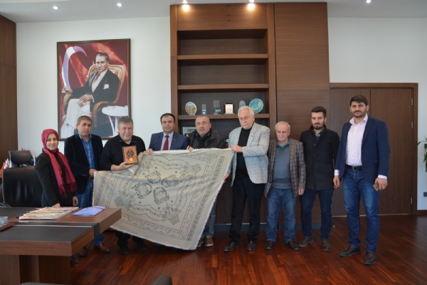 Ergene Tokatllar Derneinden Odamz Ynetim Kurulu Bakan Enis Slne Ziyaret