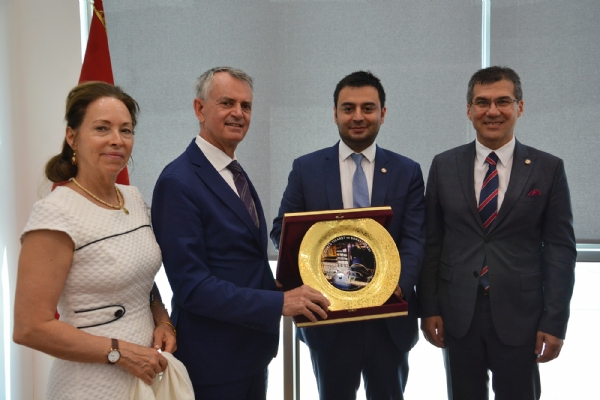 Kanada Trkiye Bykelisi Chris Cooter, Odamz ziyaret ederek Trkiye - Kanada Yatrm Frsatlar Hakknda Grt