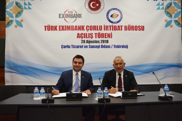 Trk Eximbank orlu rtibat Brosu Odamzda Hizmete Balad