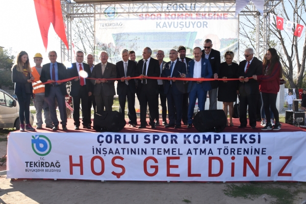 Ynetim Kurulu Bakanmz brahim Gnl, orlu Spor Kompleksi Temel Atma Treni´ne Katld