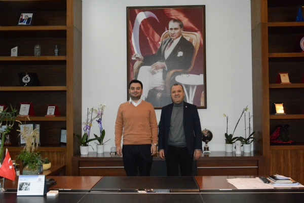 CHP Tekirda Milletvekili  Sayn lhami zcan Aygun, Odamz Ynetim Kurulu Bakan zzet Volkan´a  Ziyarette Bulundu