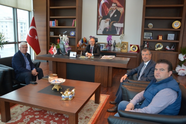Ergene Belediye Bakan Rasim Yksel´den Odamz Ynetim Kurulu Bakan brahim Gnl´e Hayrl Olsun Ziyareti