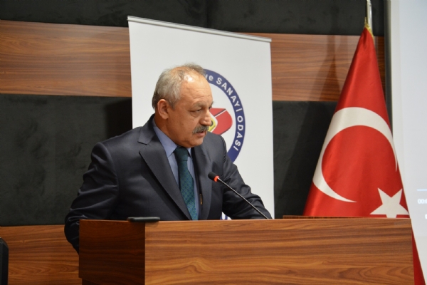 orlu TSO´da alma ve Sosyal Gvenlik Bakanl Mstear Ahmet Erdem´in Terifleriyle " Sal ve Gvenlii  Semineri Gerekleti