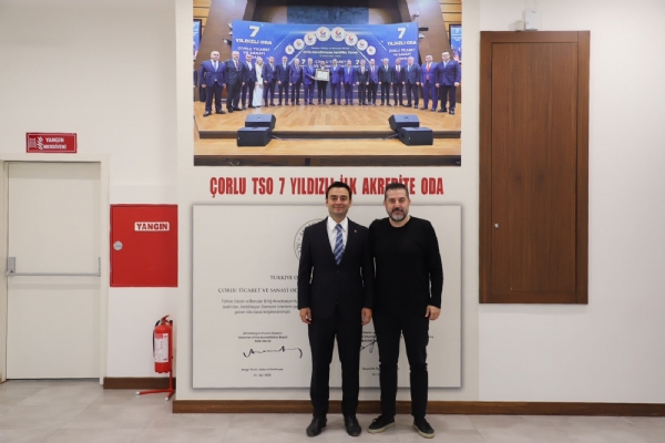 �etinler Ar�elik Firma Yetkilisi Olcay �ET�N&acute;den Y�netim Kurulu Ba�kan� �zzet VOLKAN&acute;a  Ziyaret