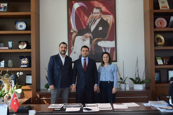 Türkiye Finans Katılım Bankası Trakya Ticari Şube´den Odamız Yönetim Kurulu Başkanı İzzet Volkan´a Ziyaret