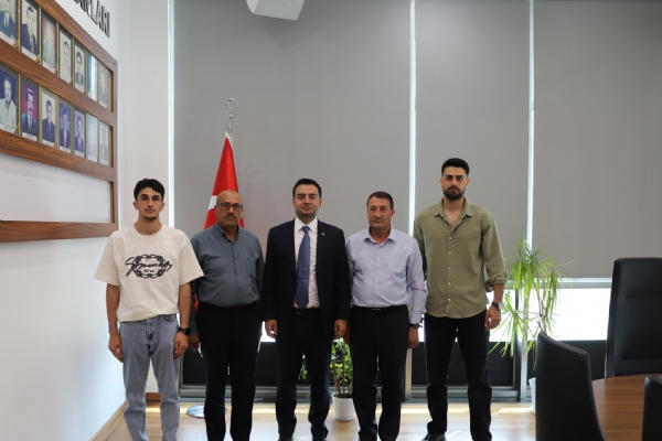 �ehidimiz Emrah KO�un Ailesinden  Odam�z Y�netim Kurulu Ba�kan� �zzet VOLKANa Ziyaret