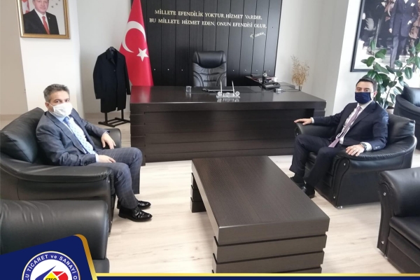 Yönetim Kurulu Başkanımız İzzet Volkan´dan Ergene Kaymakamı Mehmet Emin Taşçı´ya Ziyaret