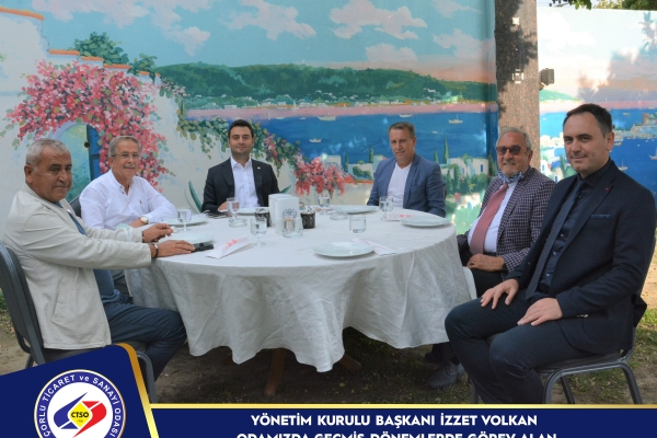 Yönetim Kurulu Başkanı İzzet Volkan Odamızda Görev Almış Geçmiş Dönem Başkanları İle Bir Araya Geldi