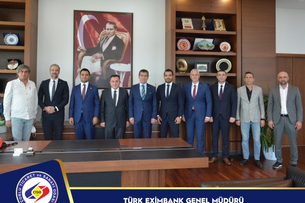 Türk Eximbank Genel Müdürü Sayın Ali Güney´den Odamıza Ziyaret