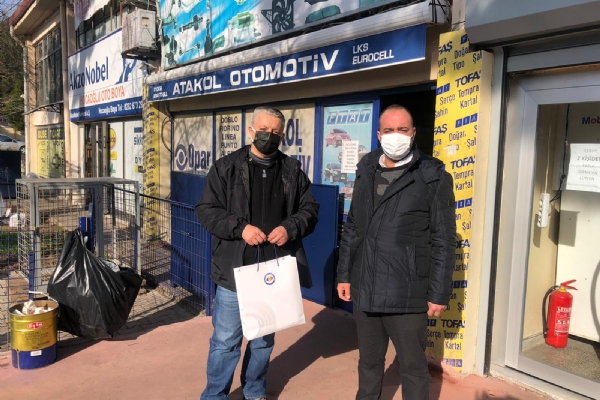 7. Meslek Komitemizden yelerimize Maske Destei