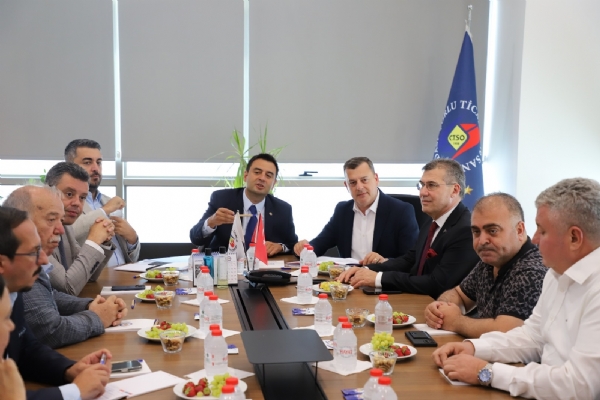 CHP K�rklareli Milletvekilleri Say�n Fahri �zkan, Say�n Vecdi G�ndo�du, CHP Tekirda� Milletvekili Say�n Cem Av�ar Odam�z� Ziyaret Etti