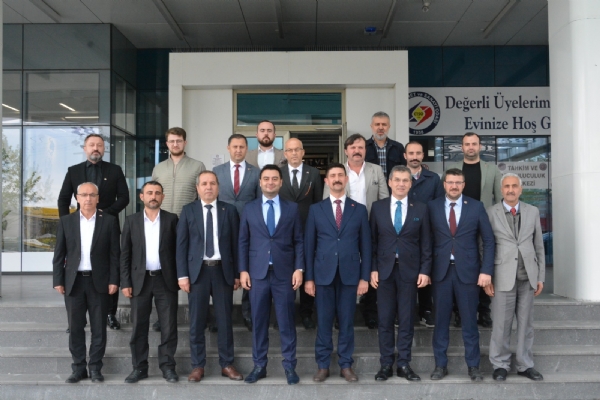 MHP Tekirdağ Milletvekili Adayı Sn. İlker Yücel, Belediye Meclis Üyesi Sn. Cüneyt Ergün ve Teşkilat Üyeleri Odamıza Ziyarette Bulundular