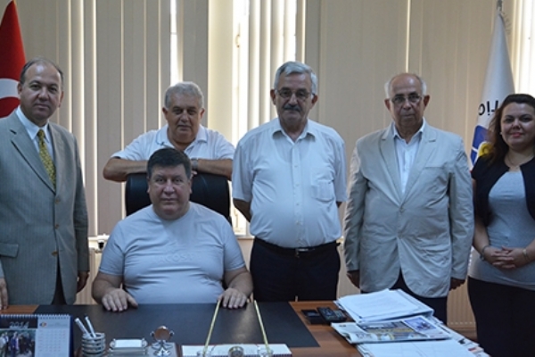 Çorlu Kent Konseyi Yönetim Kurulu´ndan Çorlu TSO Yönetim Kurulu Başkanı Enis Sülün´e Ziyaret