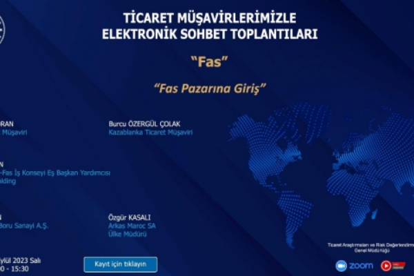 Ticaret Mavirleri ile Elektronik Sohbetler- Fas  Toplants Gerekleti