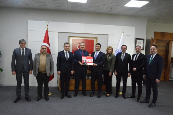 Odamızdan Namık Kemal Üniversitesi Rektörü Prof. Dr. Sayın Mümin Şahin´e Ziyaret