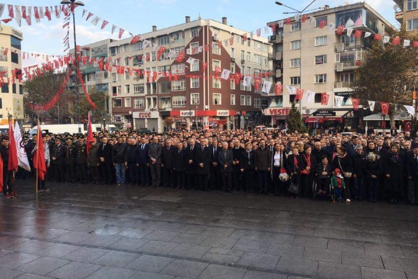Odamız Yönetim Kurulu Başkanı İbrahim Gönül, Ulu Önder Atatürk´ü Anma Programına Katıldı
