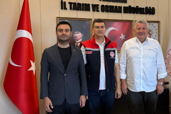orlu Ticaret ve Sanayi Odas Ynetim Kurulu Bakan zzet VOLKAN ve Ynetim Kurulu yesi Umut GNGR Tekirda Tarm l Mdr Sayn Mehmet AKSOYu Ziyaret Etti