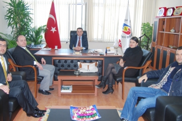 Tekirda İl Genç Girişimciler Kurulu´ndan Çorlu TSO Başkanı İsmail GÜLEROĞLU´na Ziyaret