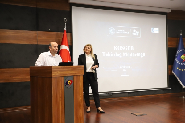 �orlu Ticaret ve Sanayi Odas� ile �orlu Halk E�itimi Merkezi  �� Birli�inde D�zenlenen �KOSGEB Giri�imcilik Destekleri  Bilgilendirme Semineri� Odam�zda Ger�ekle�tirildi
