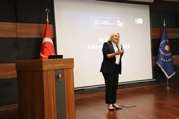 �orlu Ticaret ve Sanayi Odas� ile �orlu Halk E�itimi Merkezi  �� Birli�inde D�zenlenen �KOSGEB Giri�imcilik Destekleri  Bilgilendirme Semineri� Odam�zda Ger�ekle�tirildi