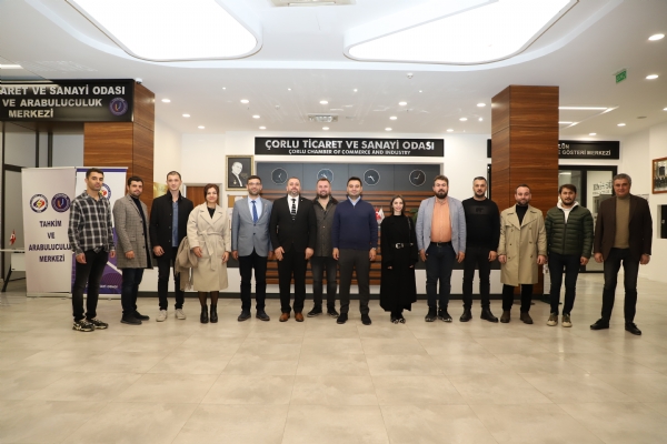 TOBB Tekirda Gen Giriimciler Kurulu Odamz Ynetim Kurulu Bakan zzet Volkan Ziyaret Etti