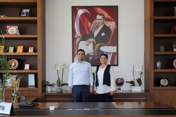 orlu Kent Konseyi Bakan Sn. Hlya Perin MER  Odamz Ynetim Kurulu Bakan zzet VOLKAN Ziyaret Etti