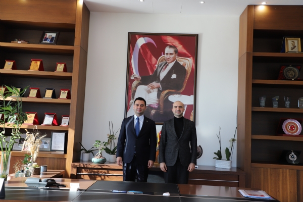 KOSGEB Bakan Sayn Ahmet Serdar brahimciolu, KOSGEB stanbul ikitelli Mdr Sayn Selim Serkan Ercan ve KOSGEB Tekirda Mdr Sayn Ceyhan Bahadr Karata Odamz Ziyaret Etti