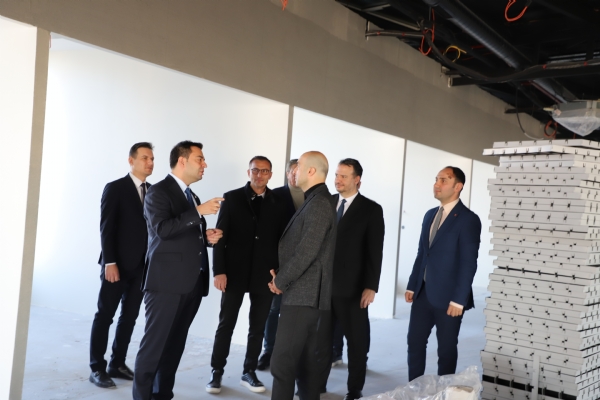 KOSGEB Bakan Sayn Ahmet Serdar brahimciolu, KOSGEB stanbul ikitelli Mdr Sayn Selim Serkan Ercan ve KOSGEB Tekirda Mdr Sayn Ceyhan Bahadr Karata Odamz Ziyaret Etti