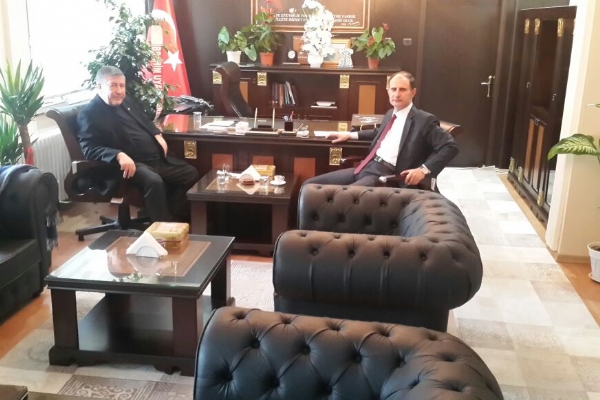 Odamız Yönetim Kurulu Başkanı Enis Sülün´den Marmaraereğlisi Kaymakamı Sıdkı Zehin´e Nezaket Ziyareti