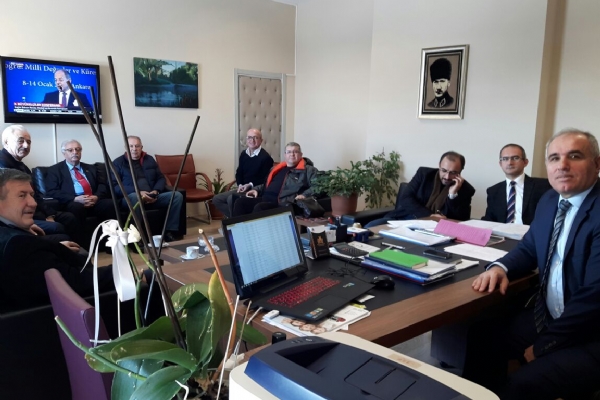 Odamz Ynetim Kurulu Bakan Enis Sln ESAV Ynetim Kurulu Toplantsna Katld