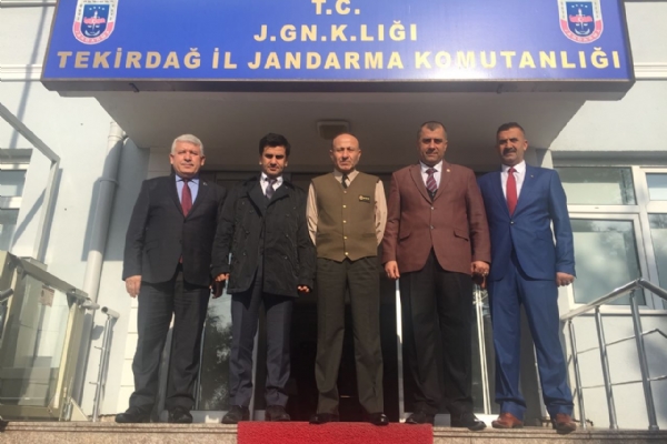 Odamız 12. Meslek Komitesin´den Tekirdağ İl Jandarma Komutanı J. Alb. Erdal Eren´e Ziyaret
